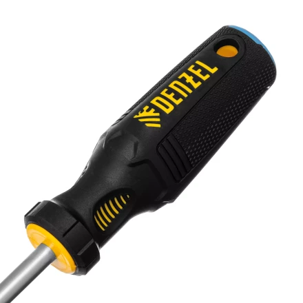 Отвертка Denzel, SL8x150 мм, S2, 3к рукоятка, 122007 купить в Нягани