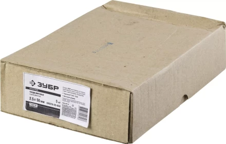 Гвозди ЗУБР &quot;МАСТЕР&quot; винтовые оцинкованные чертеж № 7811-7335, 2,5х50мм, 5кг 305270-25-050 купить в Нягани