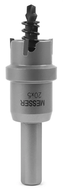 ТСТ коронка MESSER 20X5 с центрирующим сверлом и толкающей пружиной купить в Нягани