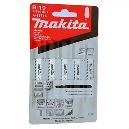 Пилки для лобзика Makita B-19 A-85715 купить в Нягани