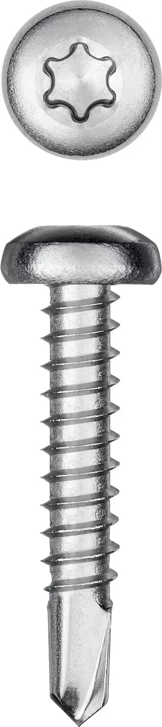 Нержавеющие саморезы DS-P с полукруглой головкой, коробка 300931-39-025