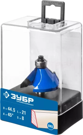 Фреза кромочная калевочная(фасочная) №9 с подшипником 127мм серия ПРОФЕССИОНАЛ купить в Нягани