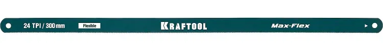 Полотно гибкое Max Flex, KRAFTOOL 15941-24-S2, безопасное, с волнообразной разводкой, 24 TPI, 2шт, 300мм 15941-24-S2 купить в Нягани