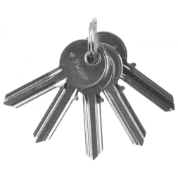 Заготовка ключа ЗУБР "МАСТЕР" для цилиндровых механизмов, английский тип, 5 шт. 52195_z01