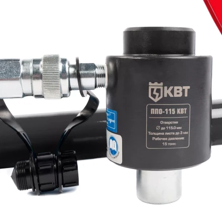 Пресс гидравлический помповый КВТ ПГПО-115 для пробивки отверстий в стальных листах (88211) купить в Нягани