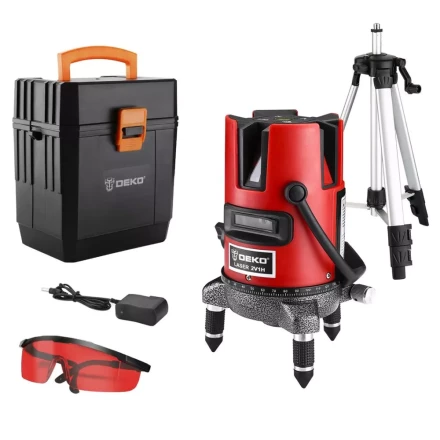 Уровень лазерный DEKO DKLL03RB SET 4, 065-0290 купить в Нягани