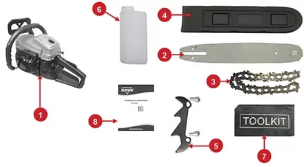 Бензопила Elitech БП 52/20 купить в Нягани