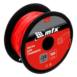 Леска для триммера квадрат 2,0 мм х 160 м, на катушке //MTX 96876