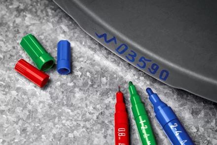 ЗУБР МК-200 синий, 1 мм маркер-краска (06326-7) купить в Нягани