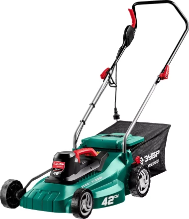 ЗУБР 2000 Вт, ш/с 42 см, сетевая газонокосилка (ГСЦ-42-2000) купить в Нягани