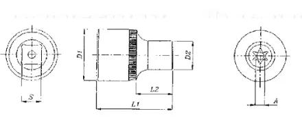 Торцевая головка 3/8&quot;DR внешний TORX Е-14 S06H314 Jonnesway 49706 купить в Нягани
