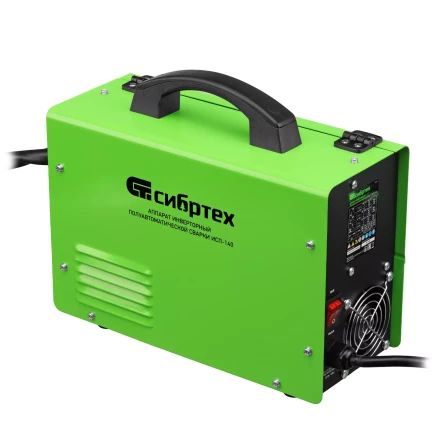 Аппарат инвертор. полуавтомат. сварки Сибртех ИСП-140, 140 А, ПВ 60% 94321 купить в Нягани