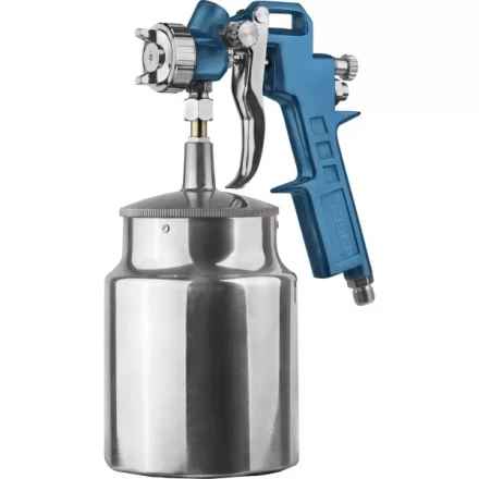 Пистолет ЗУБР &quot;ЭКСПЕРТ&quot; краскораспылительный, с нижним бачком 750мл, расход воздуха 120л/мин, 1,3мм 06456 купить в Нягани