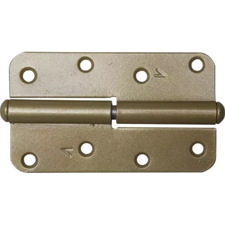 Петля накладная стальная &quot;ПН-110&quot;, цвет золотой металлик, левая, 110мм 37653-110L купить в Нягани