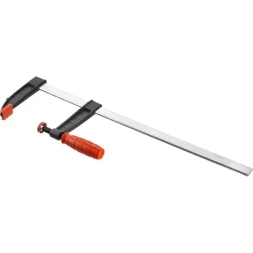 Струбцина ЗУБР "МАСТЕР", тип "F", пластмассовая ручка, стальная закаленная рейка, 120х500мм 32150-120-500