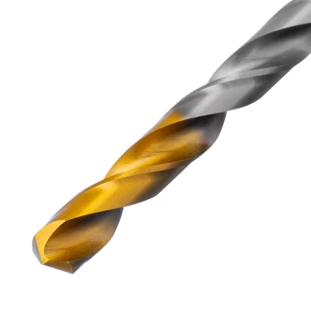 Сверло спиральное по металлу Denzel 7,0 x 109 мм, Р6М5, Golden Tip, 718237 купить в Нягани