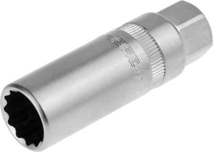 Свечная торцовая головка ЗУБР 3/8? 14 мм с резиновой вставкой 27729-14 купить в Нягани