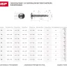 Саморезы ЗУБР с прессшайбой и сверлом по листовому металлу до 2мм, PH2, 4,2х16мм, ТФ7, 55шт 4-300217-42-016 купить в Нягани