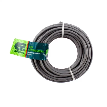 Леска для триммера круглая, армированная алюминием, 3.0 мм х 10 м, Россия Сибртех 961945 купить в Нягани