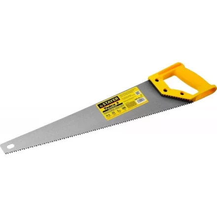 Ножовка ударопрочная (пила) STAYER ТАЙГА-5 500 мм, 5 TPI, быстрый рез поперек волокон, для крупных и средних заготовок 15061-50_z01 купить в Нягани