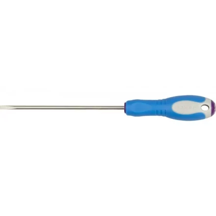 Отвертка ЗУБР, Cr-V сталь, трехкомпонентная рукоятка, цветовая индикация типа шлица, SL, 3,0x100мм 25251-3.0-100 купить в Нягани