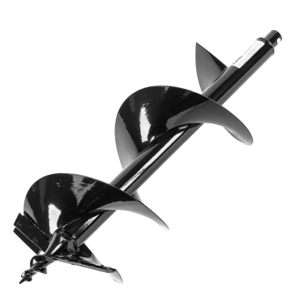 Шнек для грунта ER-250, диаметр 250 мм, длина 800 мм,соединение 20 мм, съемный нож Denzel 56009 купить в Нягани