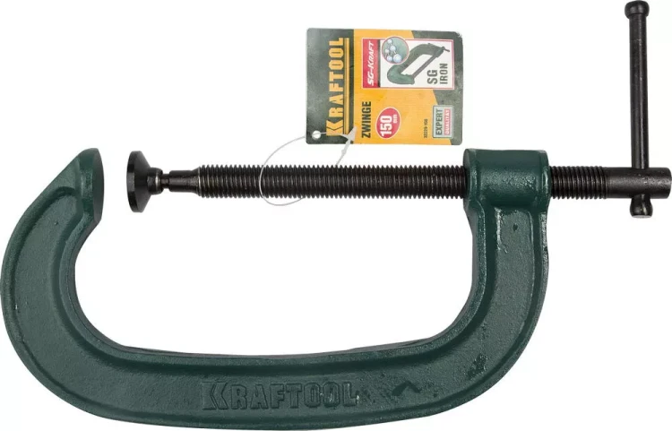 Струбцина KRAFTOOL "EXPERT", высокопрочный чугун с шаровидным графитом, 6"/150 мм 32229-150 купить в Нягани