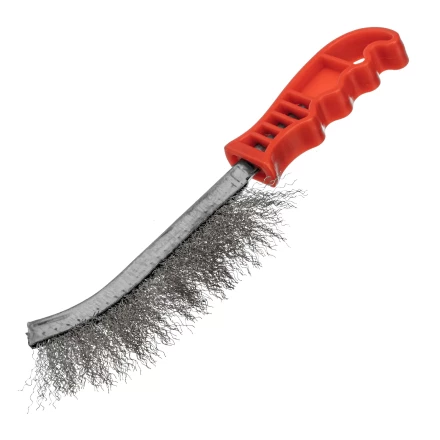 Щетка металлическая фосфатированная, пластиковая ручка Matrix 748325 купить в Нягани
