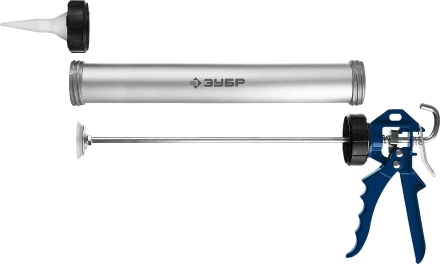 Пистолет для герметика ЗУБР &quot;ПРОФЕССИОНАЛ&quot;, закрытый, алюминиевый корпус, 600мл 06633-60 купить в Нягани