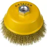 STAYER "PROFESSIONAL". Щетка чашечная для УШМ, витая стальная латунированная проволока 0,3мм, 125ммхМ14 35125-125 купить в Нягани