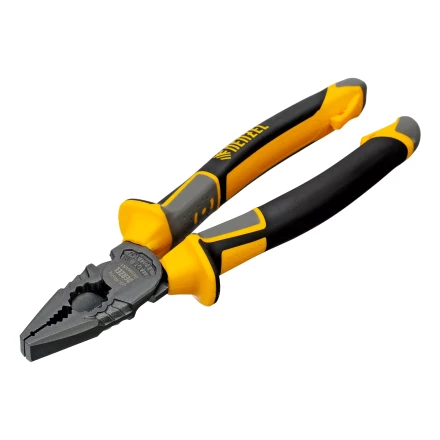 Плоскогубцы комбинированные 205 мм Denzel 17082, трехкомпонентные рукоятки купить в Нягани