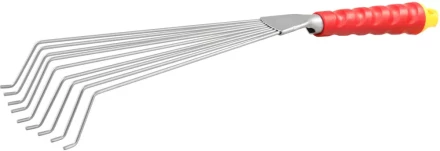 Грабельки GRINDA веерные с круглыми зубцами, из углеродистой стали с коннекторной системой, 460 мм 8-421451_z01 купить в Нягани