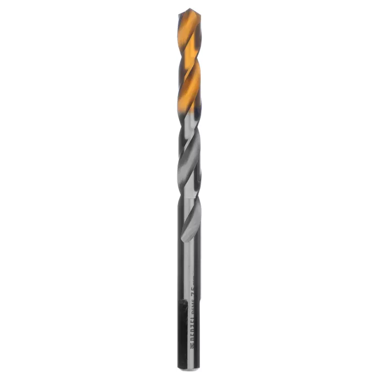 Сверло спиральное по металлу Denzel 7,5 x 109 мм, Р6М5, Golden Tip, 718238 купить в Нягани