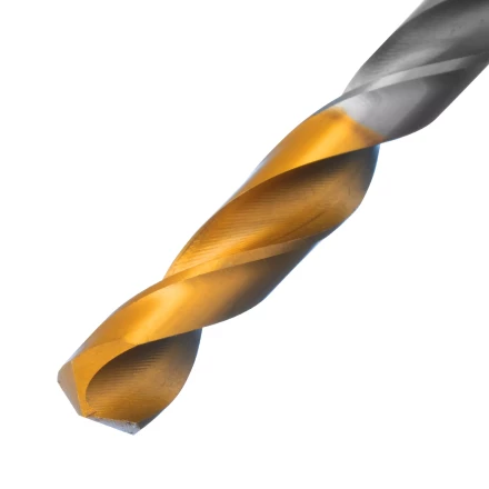 Сверло спиральное по металлу Denzel 7,5 x 109 мм, Р6М5, Golden Tip, 718238 купить в Нягани