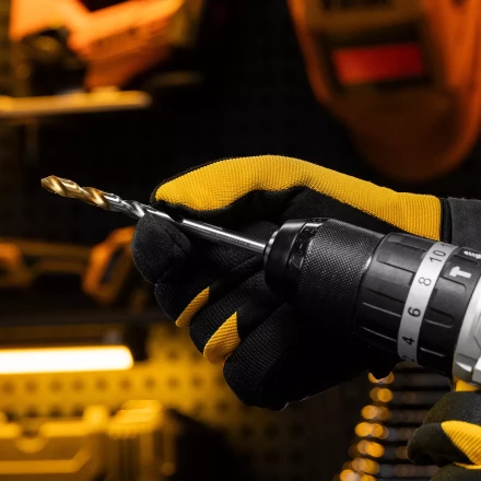 Сверло спиральное по металлу Denzel 7,5 x 109 мм, Р6М5, Golden Tip, 718238 купить в Нягани