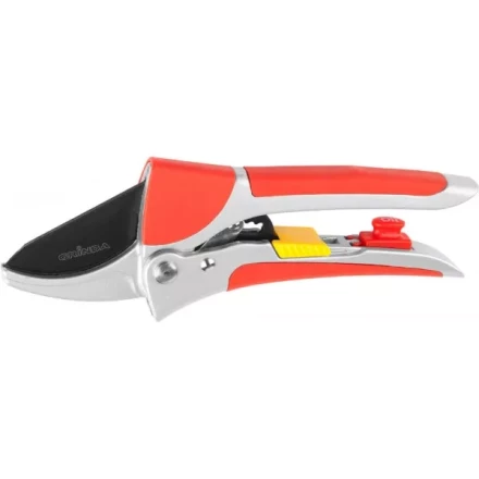 Секатор GRINDA &quot;EXPERT&quot;, алюминиевые ручки, упорная пластина, храповый механизм, 200мм 8-423037_z01 купить в Нягани