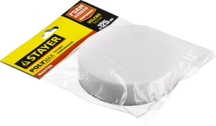 Полировальная насадка STAYER &quot;MASTER&quot; из поролона на липучке d=125мм 35920-125 купить в Нягани