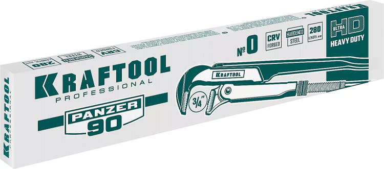 Ключ трубный с прямыми губками KRAFTOOL PANZER-90 2734-05 купить в Нягани