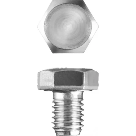 Болт ЗУБР &quot;МАСТЕР&quot; с шестигранной головкой, ГОСТ 7798-70, класс прочности 5.8, оцинкованный, M8x10мм, 5кг 303080-08-010 купить в Нягани