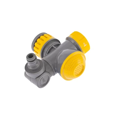 Соединитель для крана с внутренней резьбой 1/2&quot; - 3/4&quot; с переключателем и шарниром PALISAD LUXE 66253 купить в Нягани