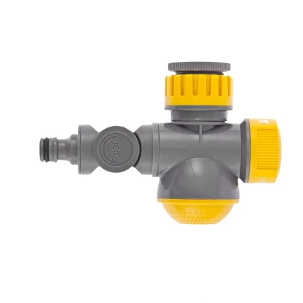 Соединитель для крана с внутренней резьбой 1/2&quot; - 3/4&quot; с переключателем и шарниром PALISAD LUXE 66253 купить в Нягани