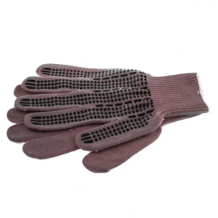 Перчатки трикотажные акрил ПВХ гель &quot;Протектор&quot; коралл оверлок Россия Сибртех 68668 купить в Нягани
