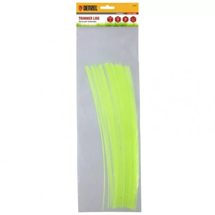 Леска для триммера круглая нарезанная 2 мм х 30 см 50 шт Flex cord Denzel 96100 купить в Нягани