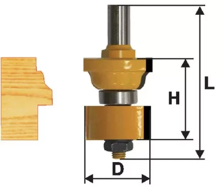 Фреза комб универсальная ф35х26мм хв 12мм 10616 купить в Нягани
