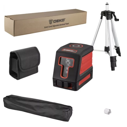 Уровень лазерный DKLL11 SET 2 DEKO, 065-0271, со штативом купить в Нягани