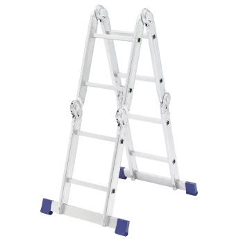 Лестница шарнирная алюминиевая Сибртех 4х2 97879 купить в Нягани