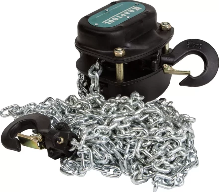 Таль цепная KRAFTOOL шестеренная, 1т / 3м 43087-1 купить в Нягани
