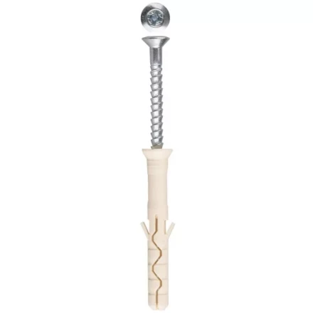 Дюбель-гвоздь ЗУБР &quot;ПРОФЕССИОНАЛ&quot; нейлоновый, потайный бортик, 6 x 60 мм, 100 шт 4-301375-06-060 купить в Нягани