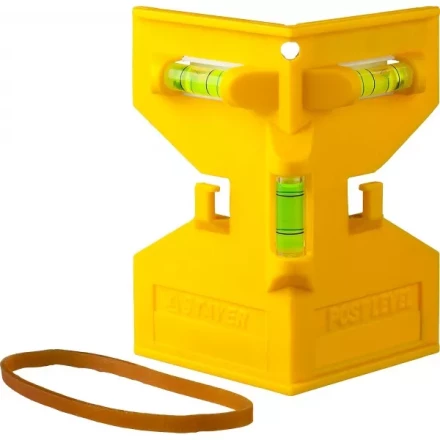 Уровень-угольник STAYER &quot;MASTER&quot; &quot;POSTLevel&quot; пластмассовый с магнитом, 3 ампулы 3456_z01 купить в Нягани