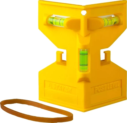 Уровень-угольник STAYER &quot;MASTER&quot; &quot;POSTLevel&quot; пластмассовый с магнитом, 3 ампулы 3456_z01 купить в Нягани